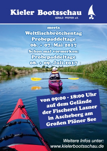 Probepaddeltage Kieler Bootsschau 07.07-08.07.2018