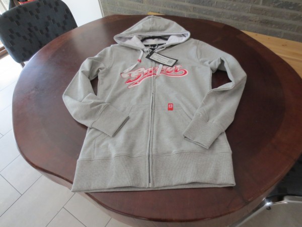 Hoodie W´s Cheers Zipped gray melange Sweet